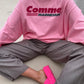 Comme Magnesium Tee Pink