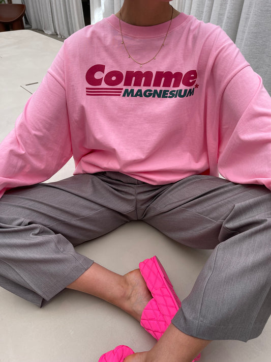 Comme Magnesium Tee Pink
