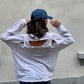 Open Back Top White