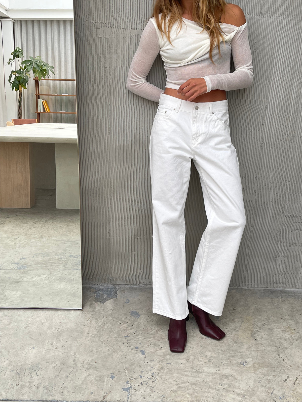 Bobbie Jeans Weiß