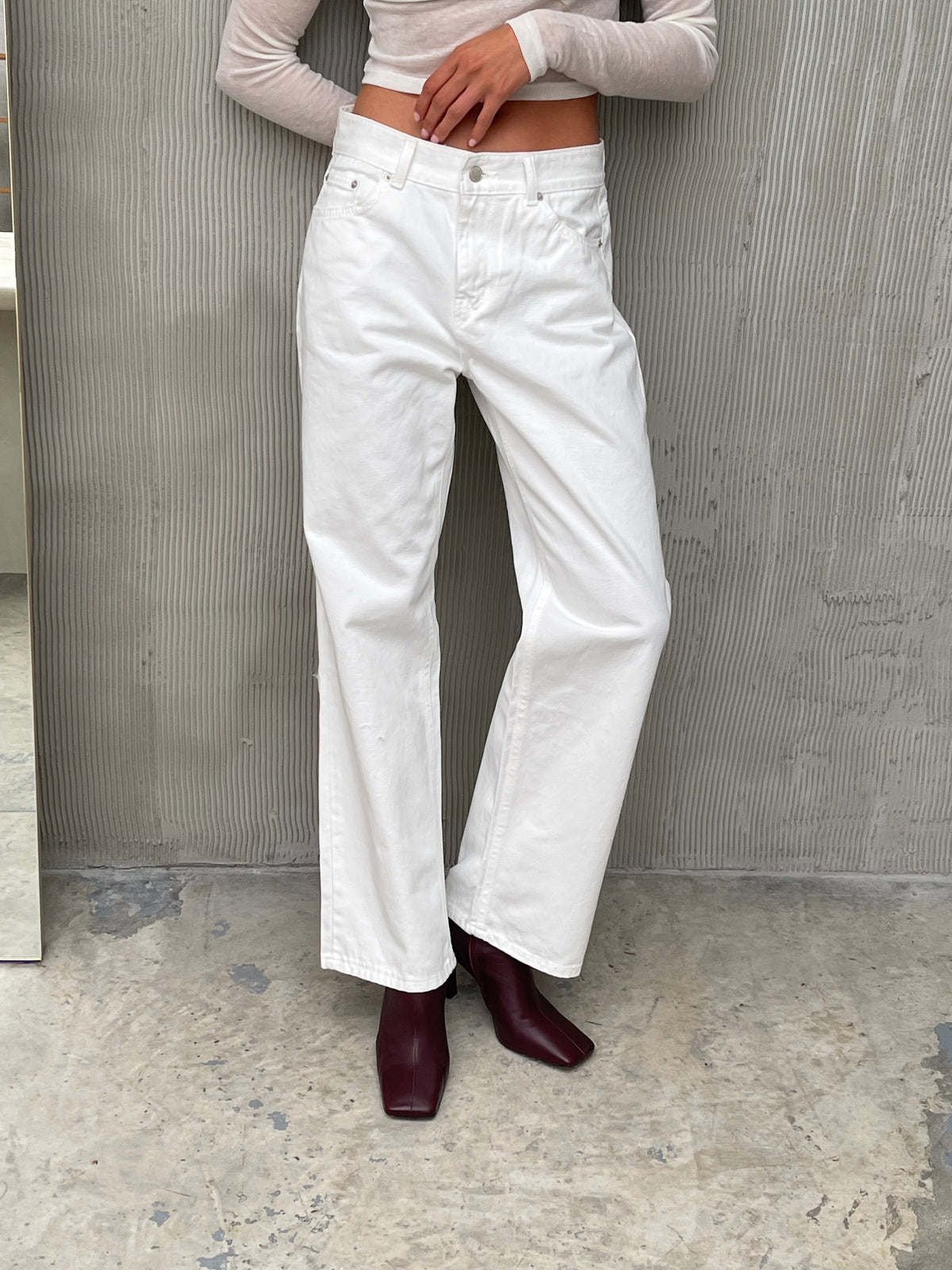 Bobbie Jeans Weiß