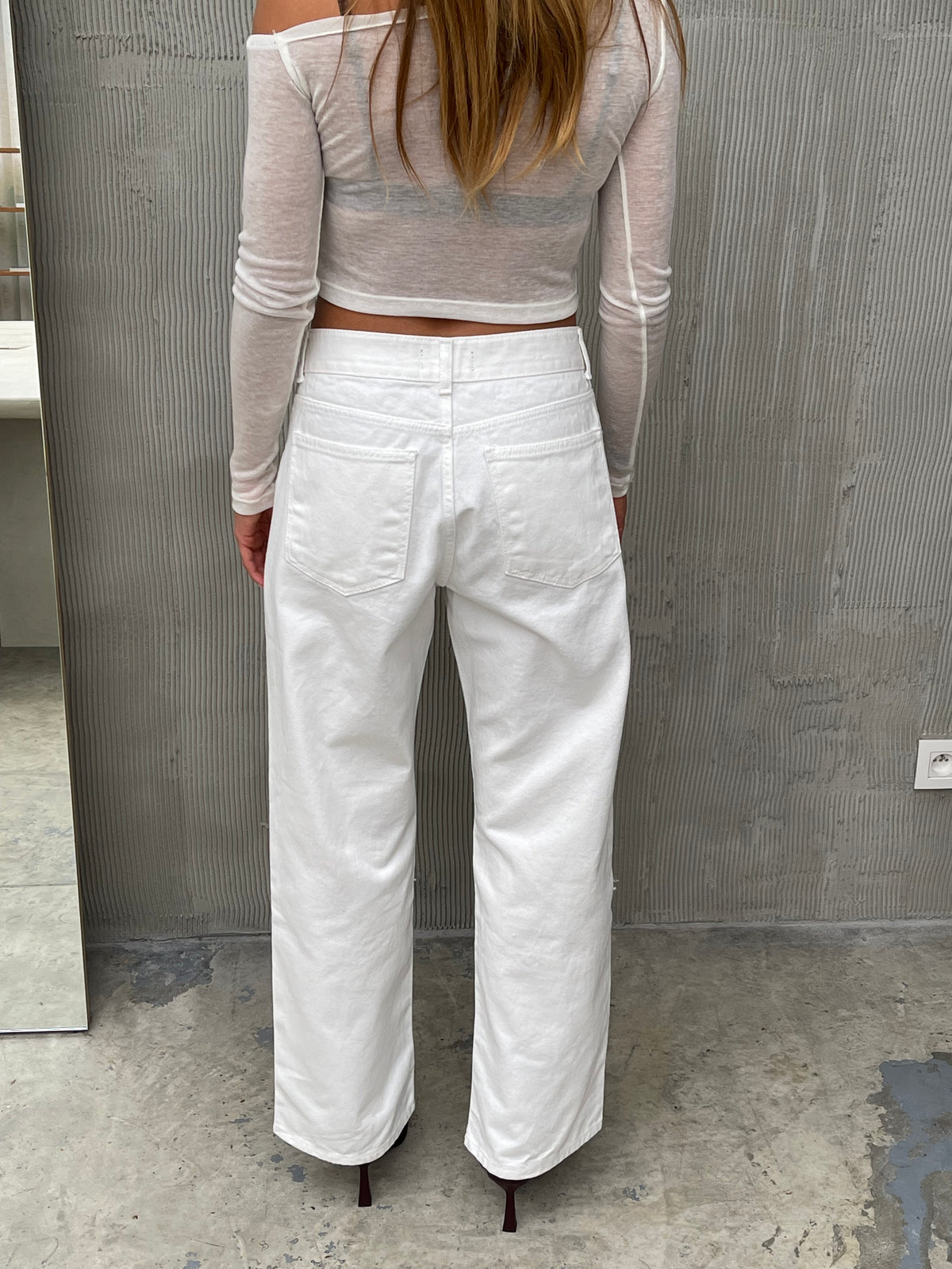 Bobbie Jeans Weiß