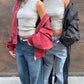 Double Layered Asymmetrical Tank Top Light Grey