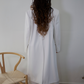 Gaberdine Coat White