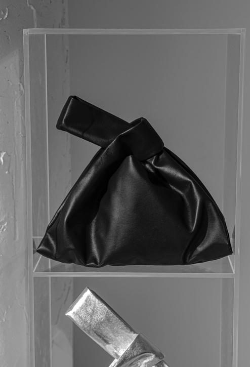 Lucy Vegan Leather Bag Black