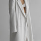 Gaberdine Coat White
